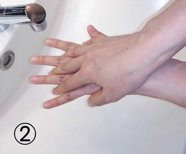 手の洗い方の順序2